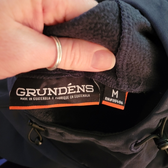 Grundéns KRYALL Hoodie in midnight blue - Picture 4 of 5